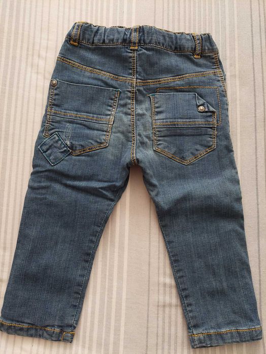 Дънки за момче-Zara и Boboli,9-12м.(80см),без забележки