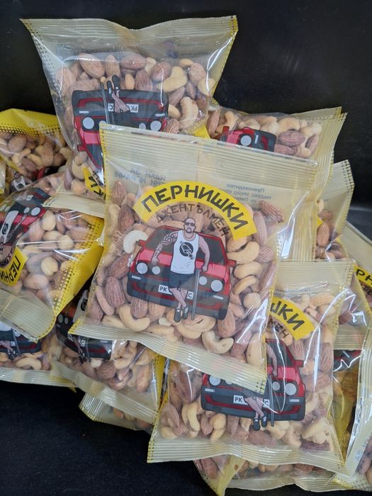 Печене и Пакетаж на ядки и слънчогледови семки – с ваш етикет и марка, цяла България
