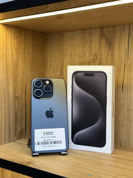 айфон 15 про черный 256гб
