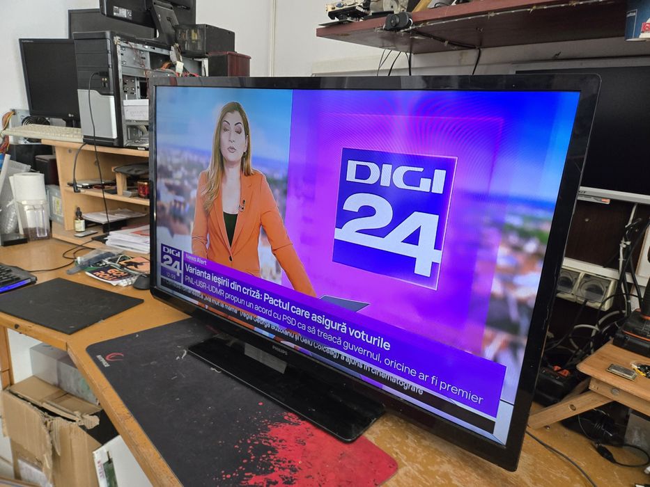 Tv philips 101 cm. Perfect functional, telecomanda smart.