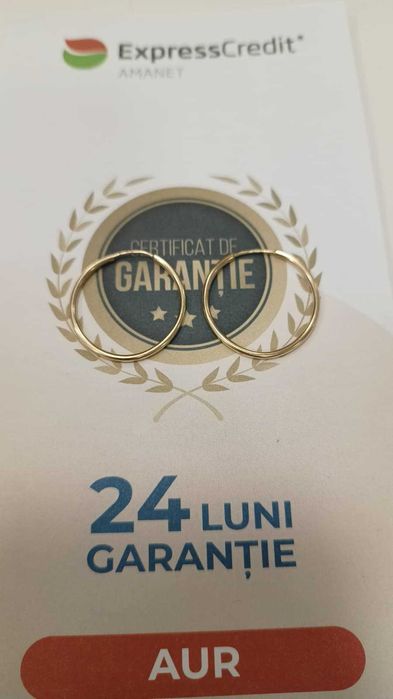 (Ag24) Cercei aur 14K 2.34gr B44746.1- Garantie 2 ani!