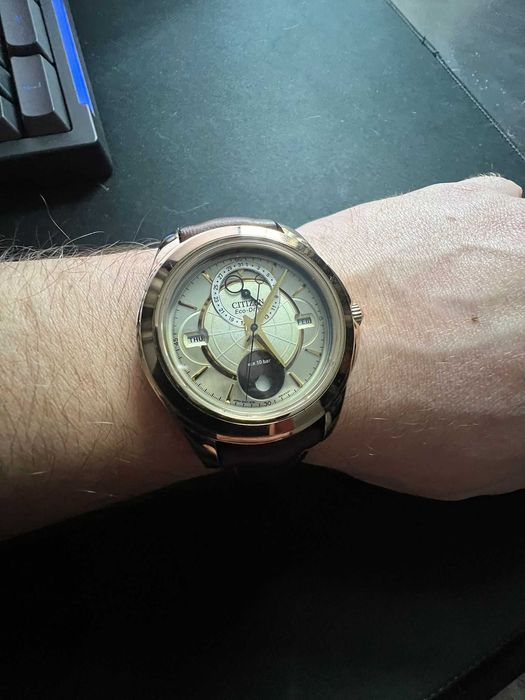 Citizen Moon Phase Eco-Drive Rose Gold