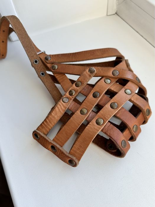 Кожаный намордник Советского качества