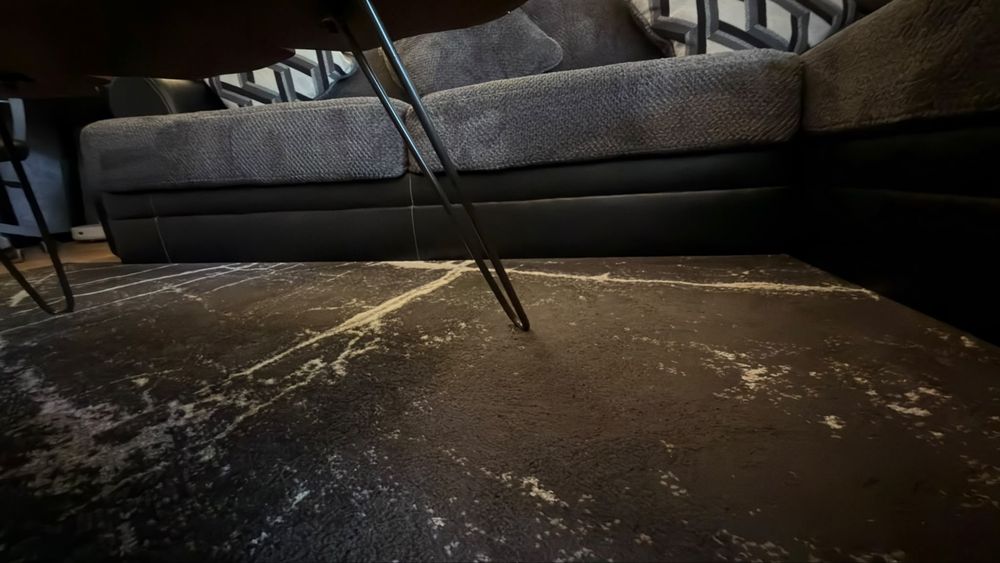 Coltar Mobexpert gri cu sezlong, stare buna – 2.400 lei