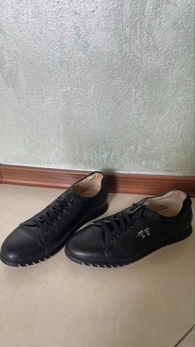 Мужские кожаные кеды Tom Ford,размер 40