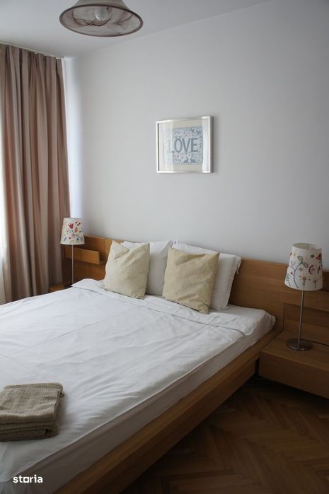 Apt 3 camere dec. Calea Victoriei, mobilat, balcon,bloc solid, vedere