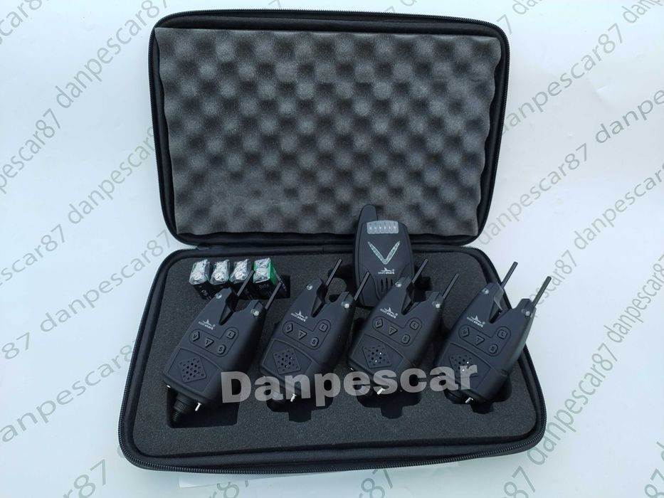 Set 4 avertizoare cu statie Eastshark TLI41 SNAG BARR si lumina veghe