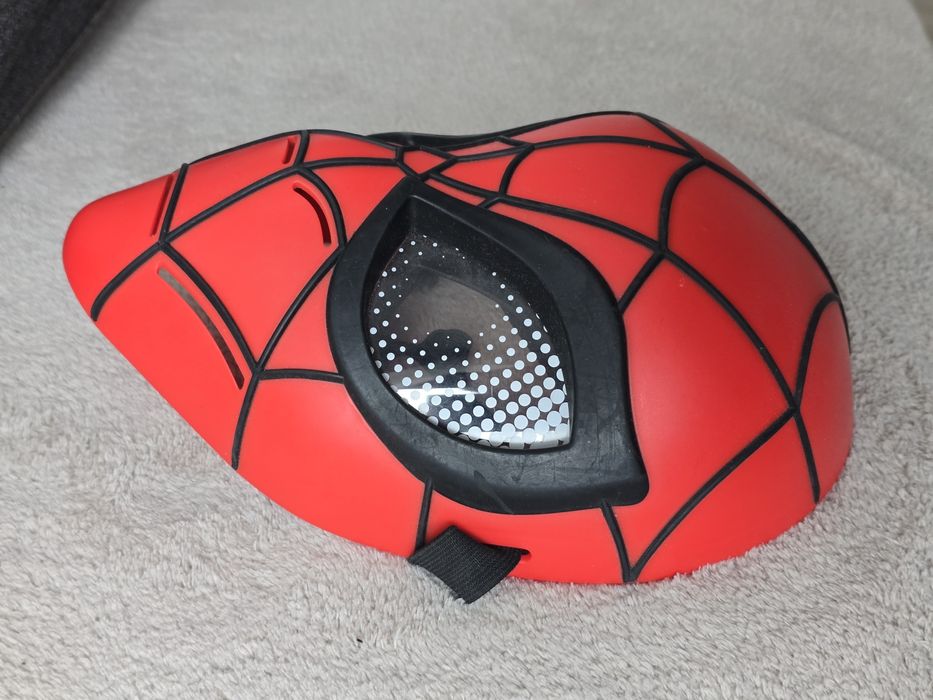 Masca Spiderman rosu-negru