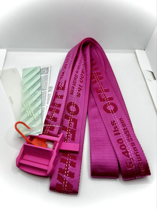 Off-White "Industrial Belt" Pink