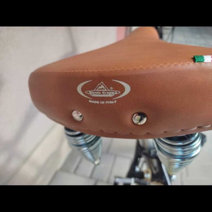 Ретро седалка за велосипед Selle Monte Grappa Laguna, Made in ITALY