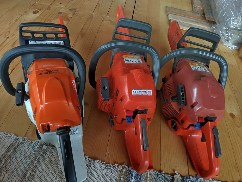 Продавам бензинови моторни резачки husqvarna 345