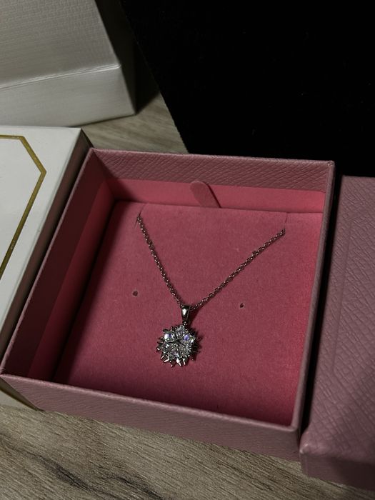 Lantisor SnowFlake Swarovki