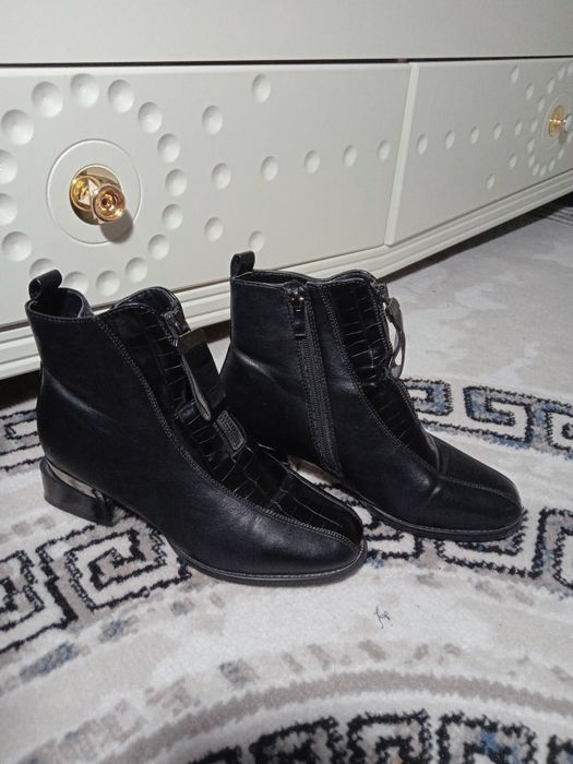 Сапоги женские ботинки etik Ayollarga пекин  Renda