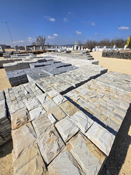 Гнайс облицовъчен камък подова настилка декоративен озеленяване тикли