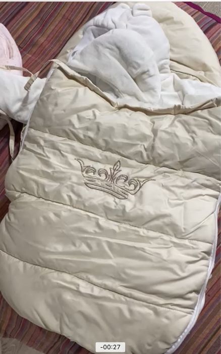 Зимний конверт на выписку