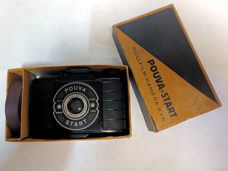 aparat foto POUVA START cu cutie , manual , curea