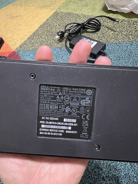 Docking station Dell WD22TB4, Thunderbolt, 180W, Gigabit Ethernet