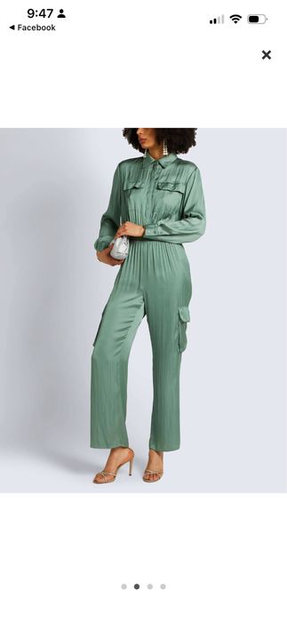 Maje уникален гащеризон копринен сатен