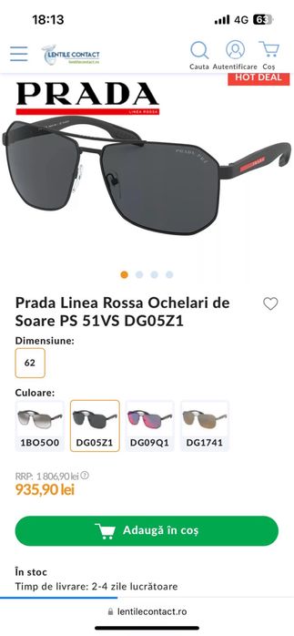Ochelari de soare Prada