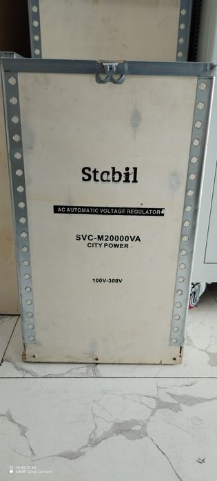 Elektromobil uchun stabilizator 20 kva