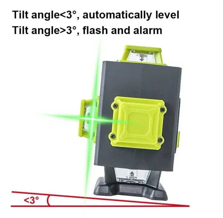 Nivela laser 4D-16linii-telecomanda+suporti+Bluetooth
