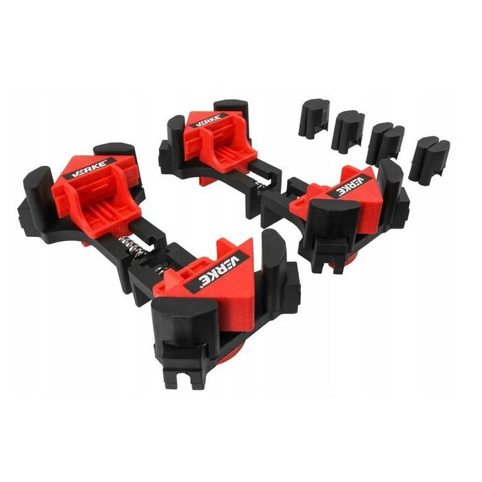 Set de 4 cleme de colt cu strangere rapida 5-22mm si unghi ajustabil