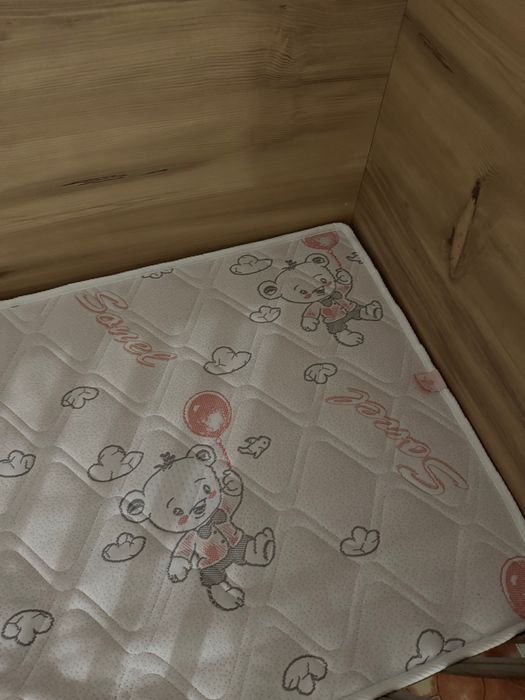 Детско легло кошарка 140х70 с матрак ново