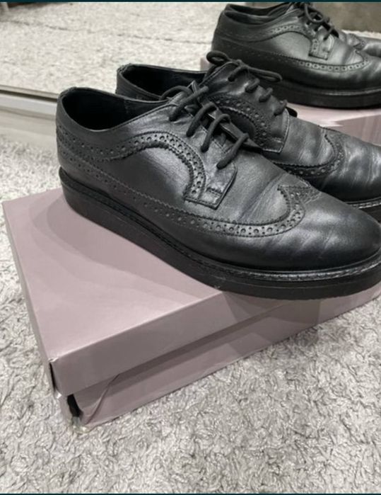 Оксфорды кожаные женские