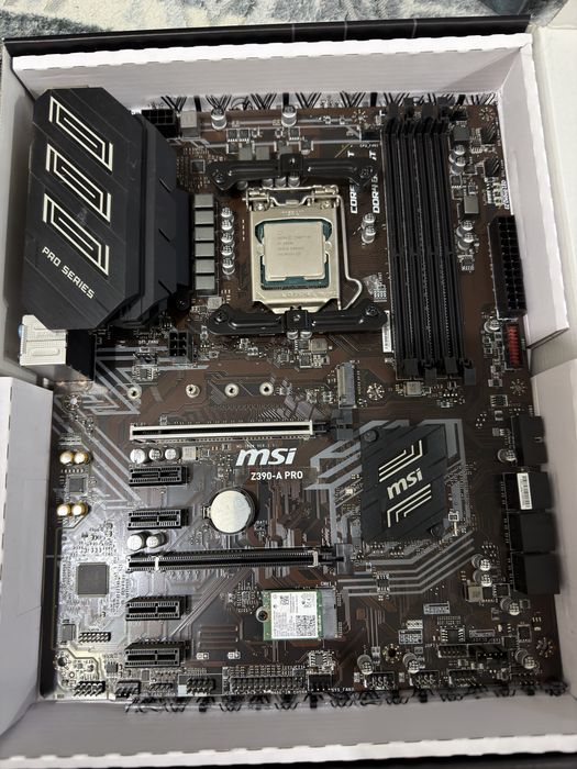 I9-9900k MSI Z390A Pro 32гб ОЗУ