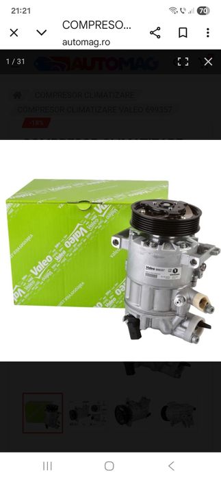 Compresor climă 1.9 tdi,grupul VAG