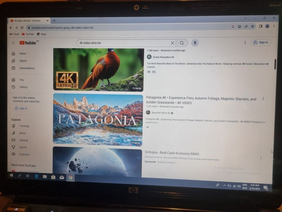 Laptop hp cu ecran mare