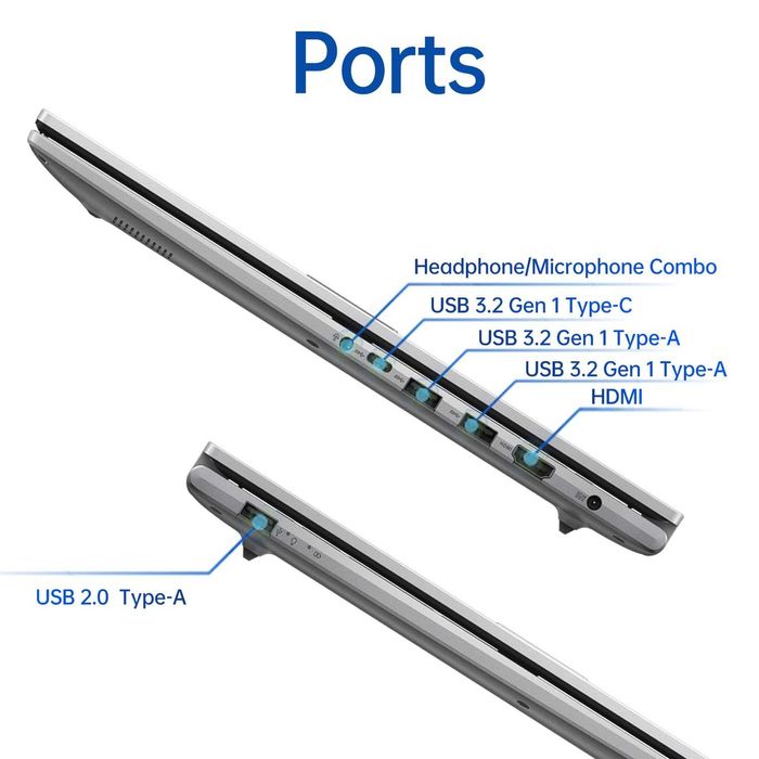 2025! ASUS Vivo 17" IntelCore i7-13gen/32GB/1TB SSD/17.3 Antibacterial