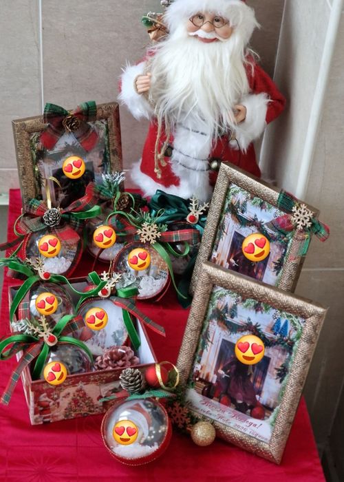 Коледни топки със снимка