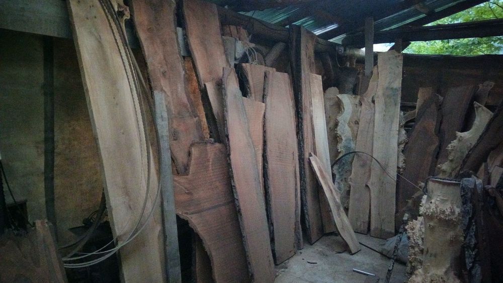 Nuc uscat rondele blaturi scânduri capace