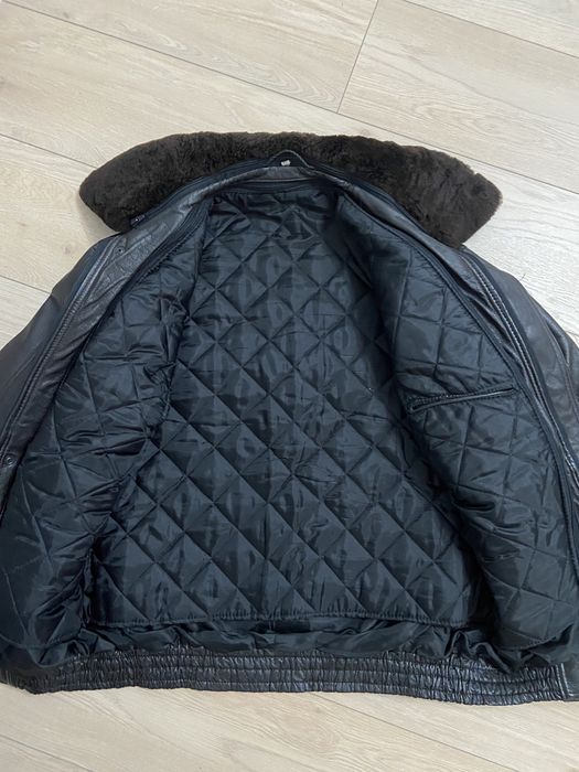 Geaca din piele (maro) forte terestre