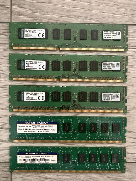 Memorii RAM DDR3 ECC Kingston/Micron pentru Mac/Server