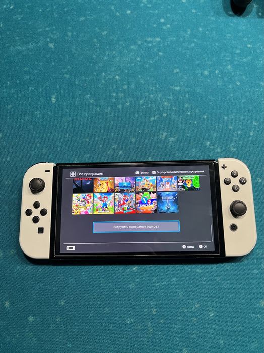 Nintendo switch oled 512 gb + 77 игр, прошитая ultraNX