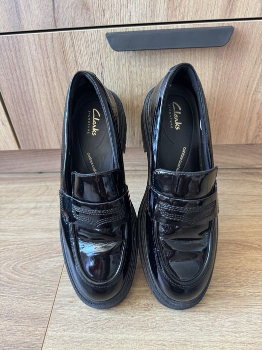 Кожени обувки Clarks, номер 39