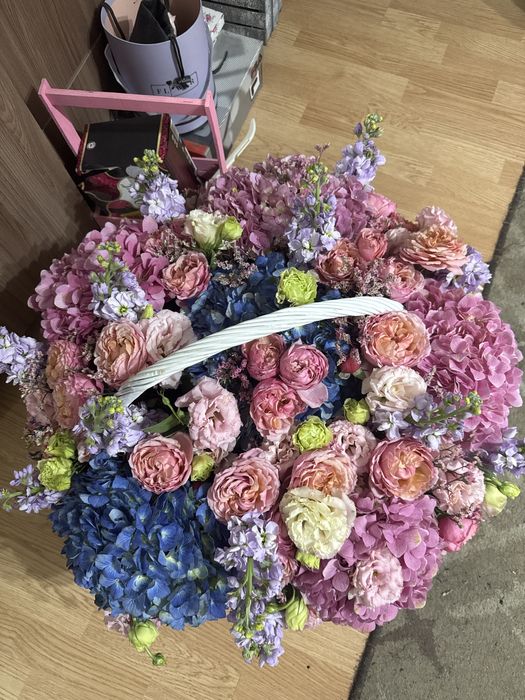 Корзина цветов!!!