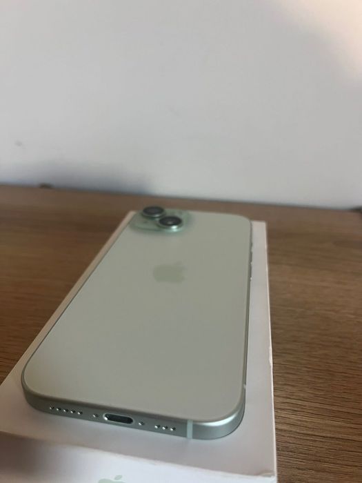 Iphone 15 Green КАТО НОВ 128GB 89% BH