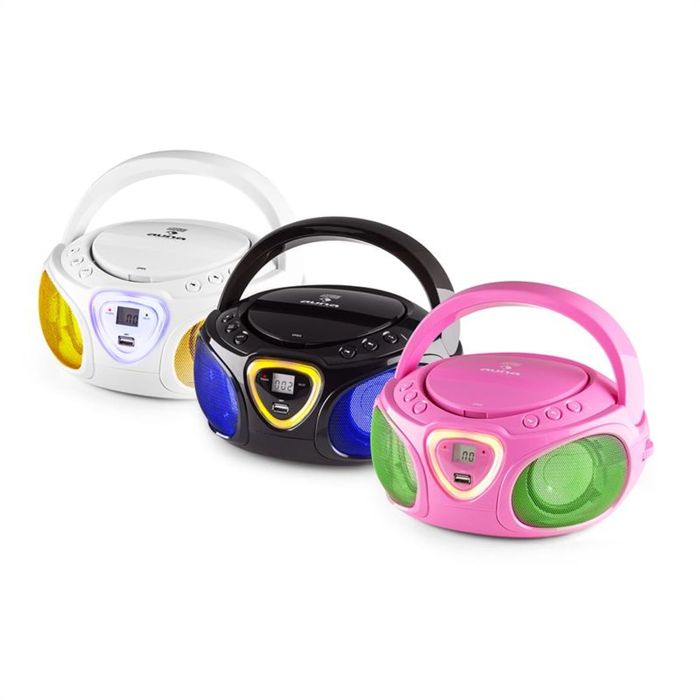 Boombox  радио, Светлинно шоу, CD плейър, Bluetooth 5.0