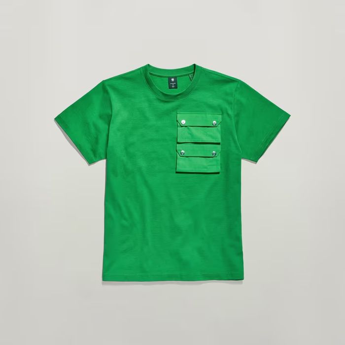 Оригинална тениска G-Star Raw Double Pocket S , M нова мъжка Loose fit