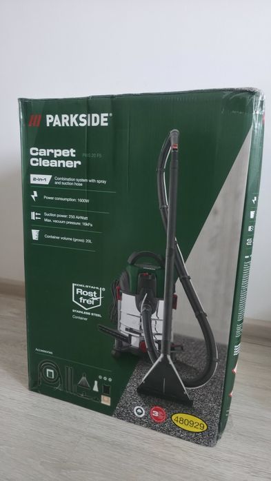 Aspirator injectie-extractie cu spalare Parkside sigilat