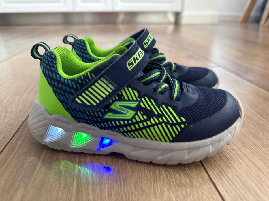 Skechers 25 adidasi copii luminite S Lights