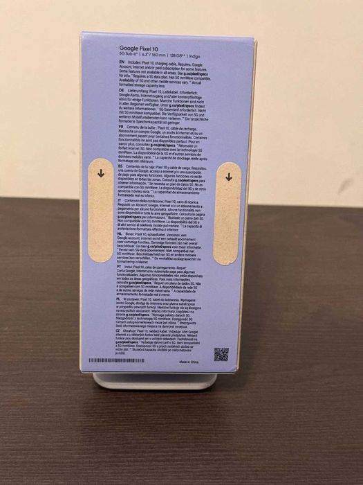Google Pixel 10 128GB Indigo 5G No Simlock Dual SIM нов неразопакован