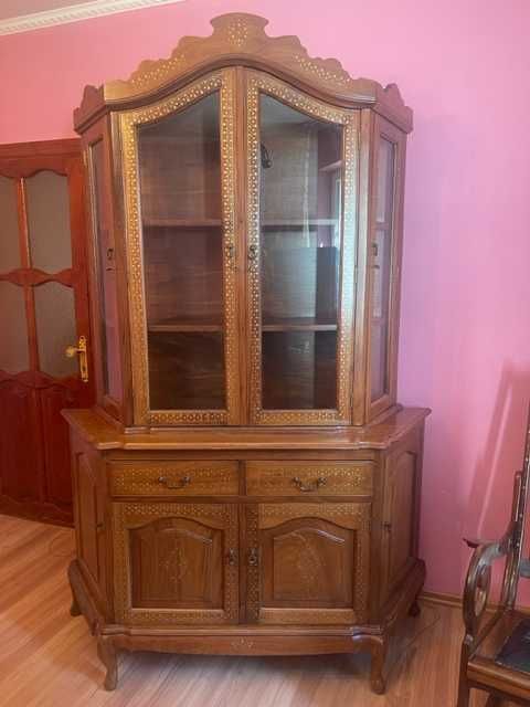 Сервант натуральное розовое дерево (палисандр)