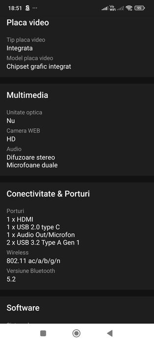 Laptop Acer aspire lite