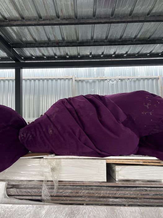 пуфики 4 шт фиолетовые