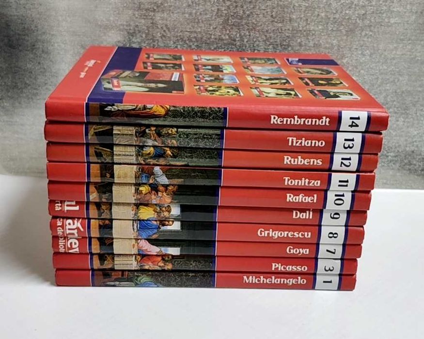 週刊ポスト　15冊　1993 1994 1995 1996 1997 1999 Colecția Biblioteca de Artă (Adevărul) Pictori de geniu Brasov