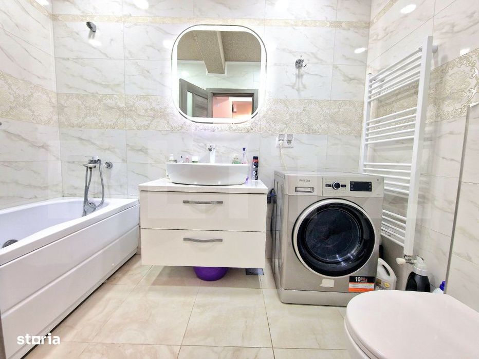 Apartament cu 3 camere, finisat modern, 62 mp, balcon, garaj, Urusagul